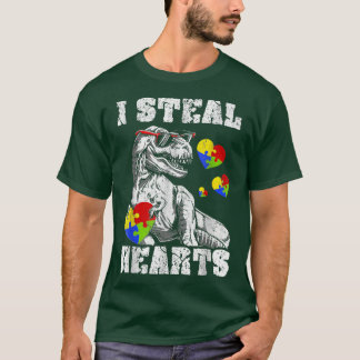 T-shirt Je vole des coeurs Tre Dino Baby Boy Sensibilisati