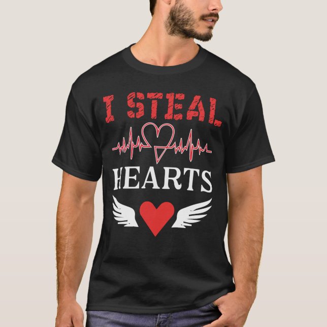 T-shirt Je vole le coeur (Devant)