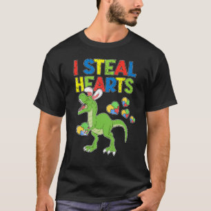T-shirt Je Voler Coeurs Puzzle Sensibilisation sur l'autis
