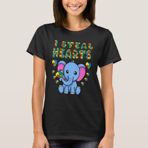 T-shirt Je Voler Coeurs Sensibilisation sur l'autisme Elep