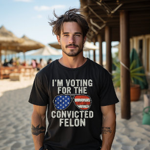 T-shirt Je vote pour le condamné Felon