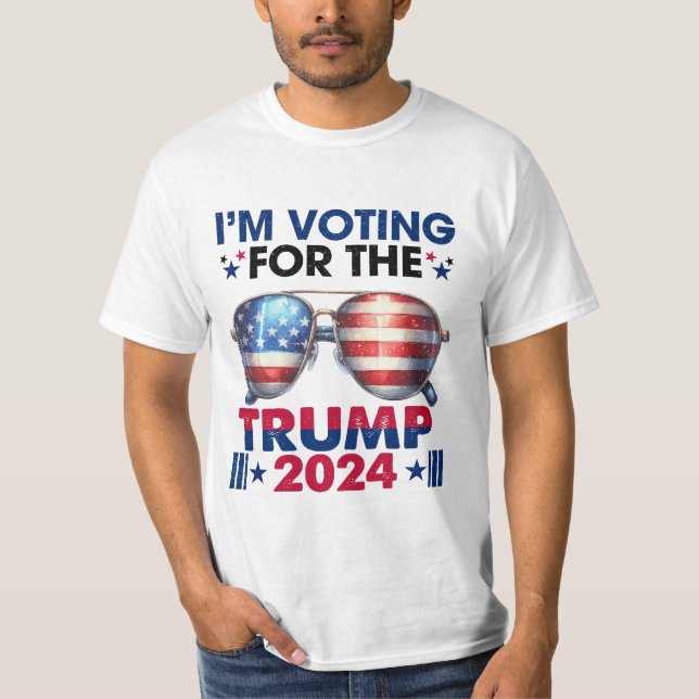 T-shirt Je vote pour Trump (Devant)