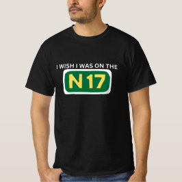 T-shirt Je voudrais être sur la N17 - Musique Irlandaise S