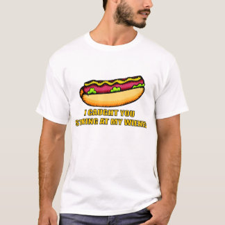 T-SHIRT JE VOUS AI ATTRAPÉS REGARDANT FIXEMENT