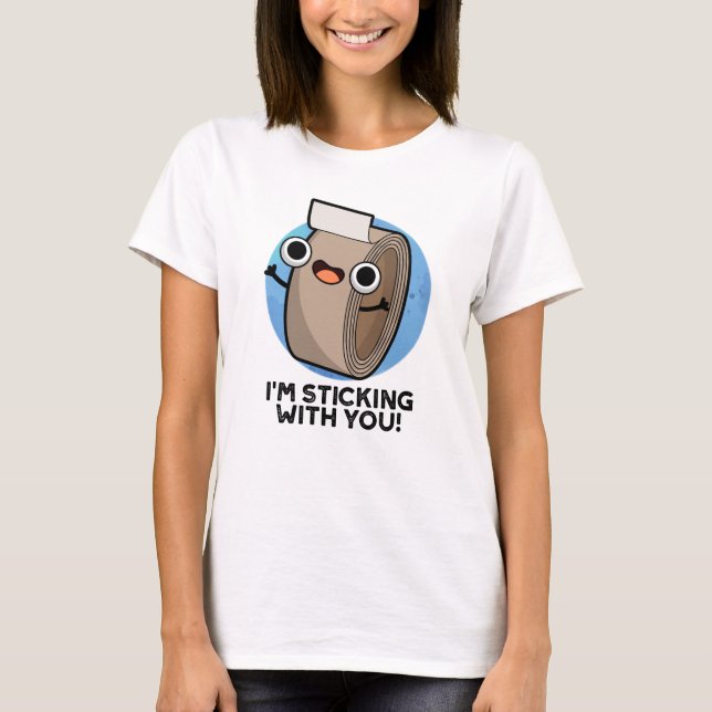 T-shirt Je vous chante avec un amusant pistolet à ruban (Devant)
