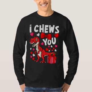 T-shirt Je vous Chews Saint Valentin Dinosaur Rex Costume