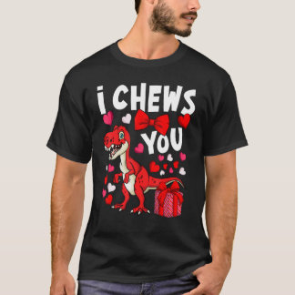 T-shirt Je vous Chews Saint Valentin Dinosaur Rex Costume