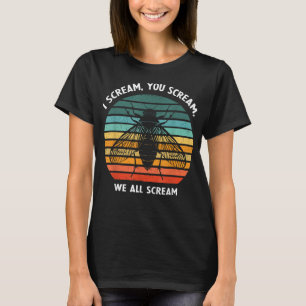 T-shirt Je Vous Crie Nous Crions Tous Mignonne Cicada Love