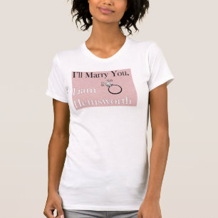 T-shirt Je vous épouserai, Liam Hemsworth