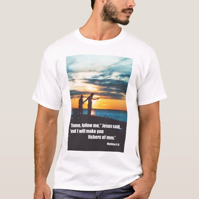 T-shirt Je vous ferai des pêcheurs des hommes (Devant)