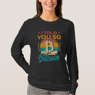 T-shirt Je Vous L'Ai Dit Bitcoin Bull Blockchain Crypto Tr
