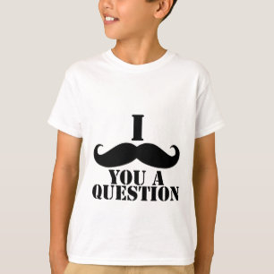 T-shirt Je Vous Moustache Une Question