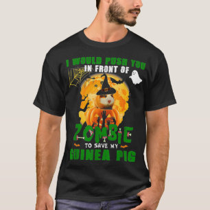 T-shirt Je Vous Poussais Devant Les Zombies Pour Sauver Mo