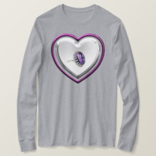 T-shirt Je Vous Promets Mon Amour Mesdames Longue Manche T