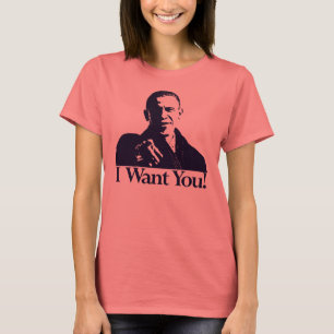 T-shirt Je vous veux ! Chemise de Barack Obama