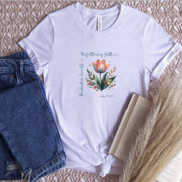 T-shirt Jean 14:27 Unshaken coeurs, la foi inébranlable