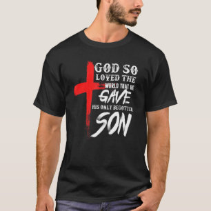 T-shirt Jean 316 Croix chrétienne Bible Fils chrétien 1