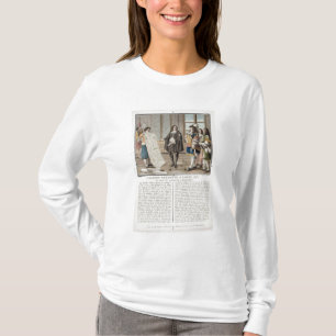 T-shirt Jean Baptiste Colbert (1619-83) présente la carte