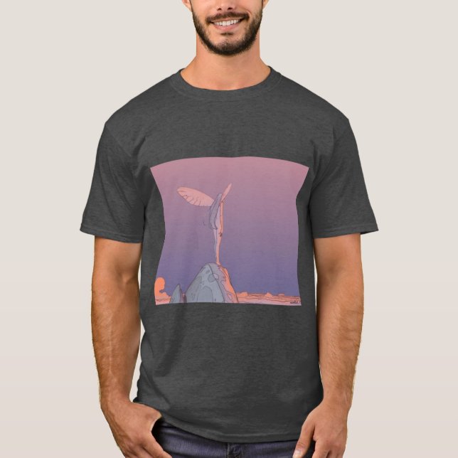 T-shirt Jean Giraud Moebius friend (Devant)