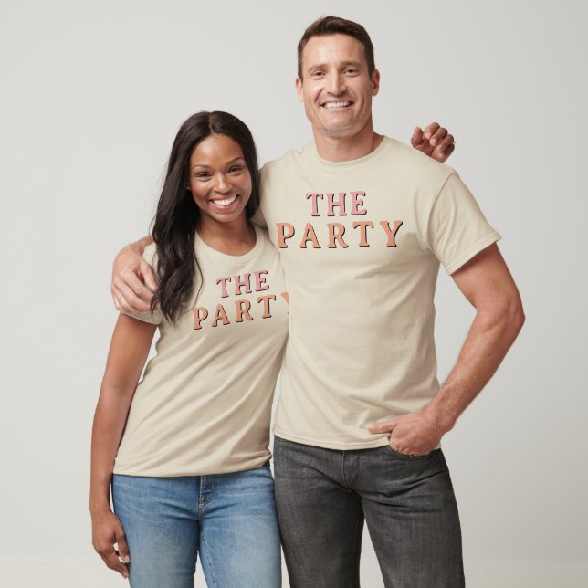 T-shirt JEAN Retro 70's The Party Bachelorette Group (Unisexe)