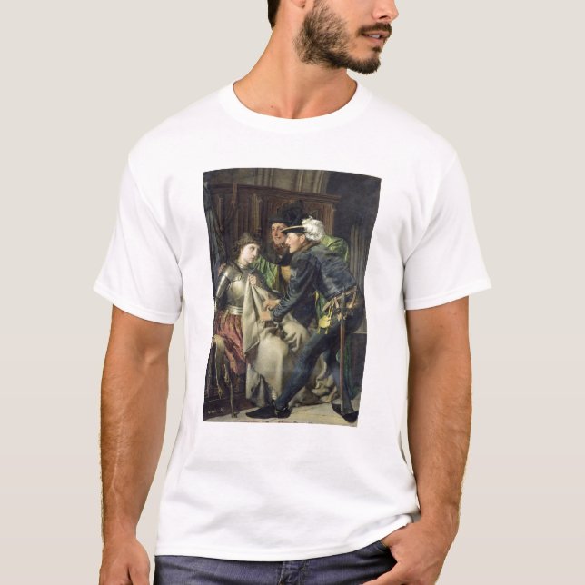 T-shirt Jeanne d'Arc a insulté en prison, 1866 (Devant)
