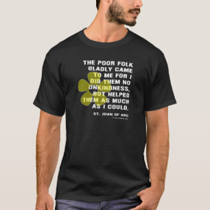 T-shirt Jeanne d'Arc Aide les Pauvres Gens