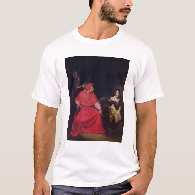 T-shirt Jeanne d'Arc et le cardinal de Winchester (Devant)