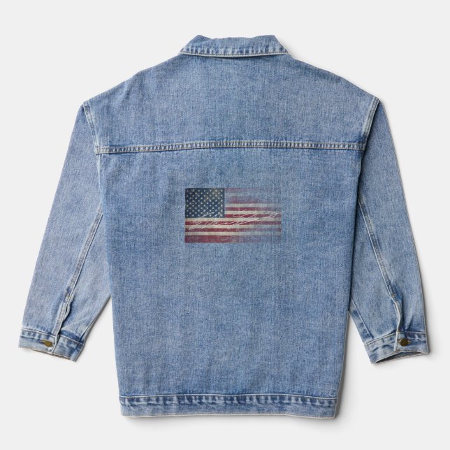T-Shirt Jeansjacke (Rückseite)