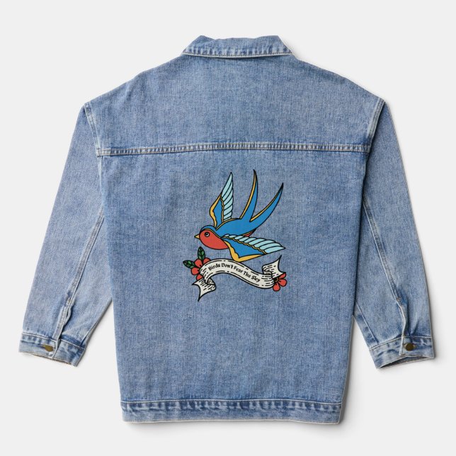T - Shirt Jeansjacke (Rückseite)
