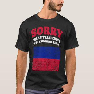 T-shirt J'Écoutais Que Je Pensais À Haïti