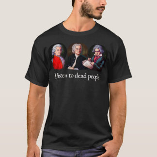 T-shirt J'écoute les morts dans 10 minutes Sticker