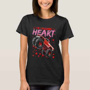 T-shirt J'écrase Coeurs Monster Camion Funny Garçons Enfan