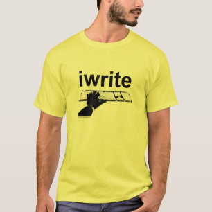 T-shirt J'écris Simple Bold Classic Auteur Slogan