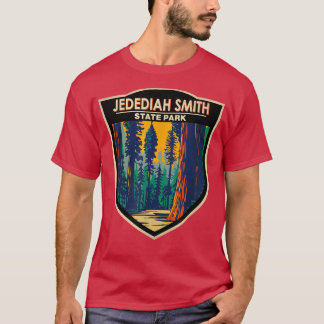 T-shirt Jedediah Smith Redwoods State Park California Badg