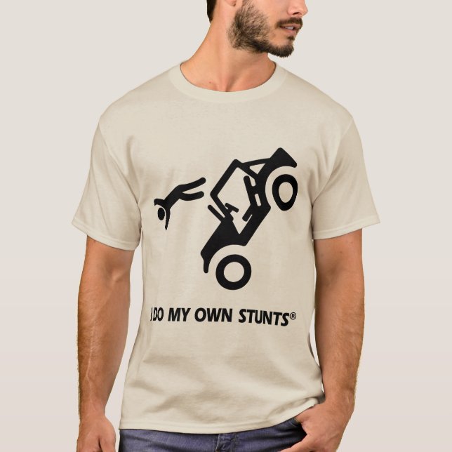 T-shirt Jeep mes propres cascades (Devant)