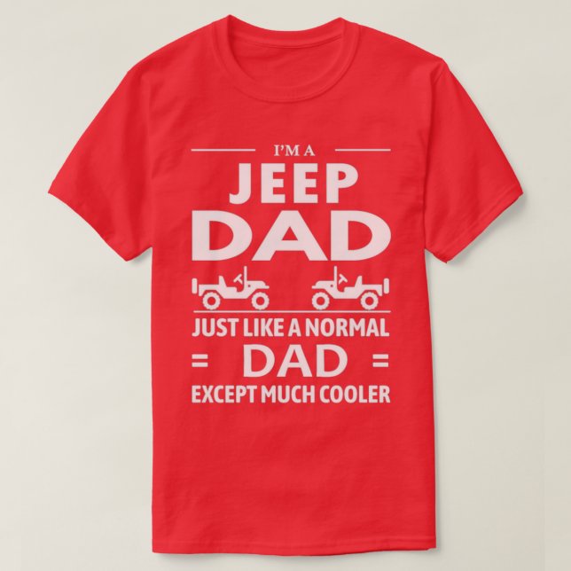 T-shirt JeepDadOffroading4x4OffRoadGift  (Design devant)