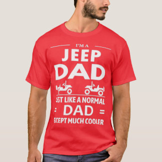 T-shirt JeepDadOffroading4x4OffRoadGift