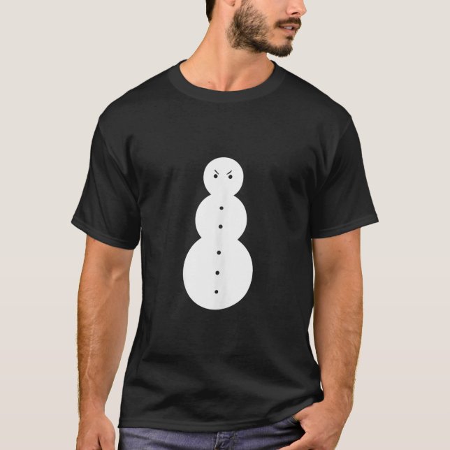 T-shirt Jeezy Snowman Funny Angry Snowman Tank Top (Devant)