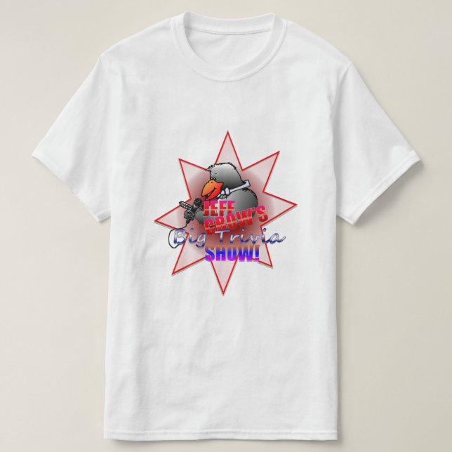 T-SHIRT JEFF CROW'S BIG TRIVIA SHOW ! (Design devant)