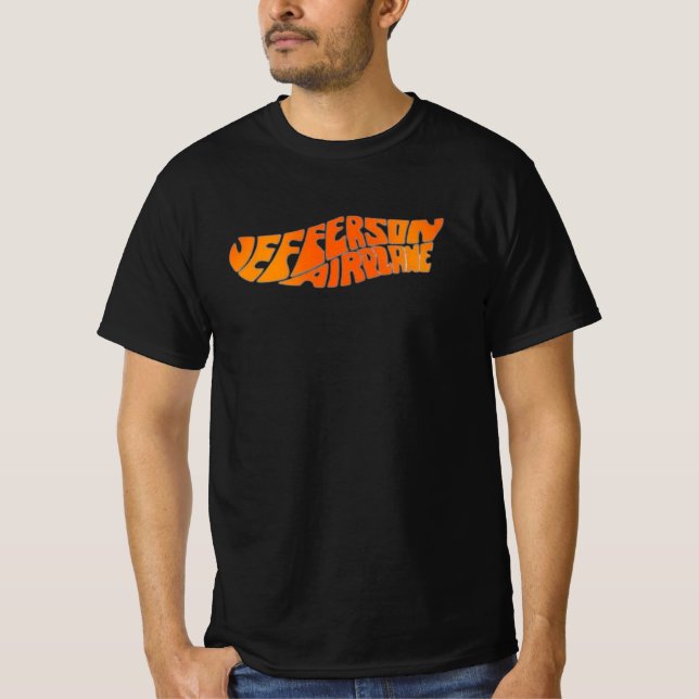 T-shirt Jefferson Airplane band, Jefferson Airplane merch, (Devant)