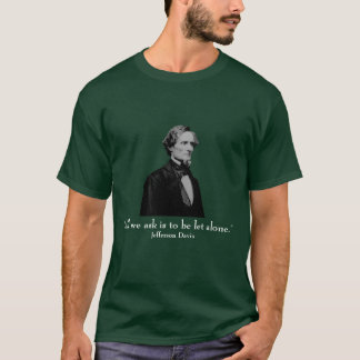 T-shirt Jefferson Davis et citation