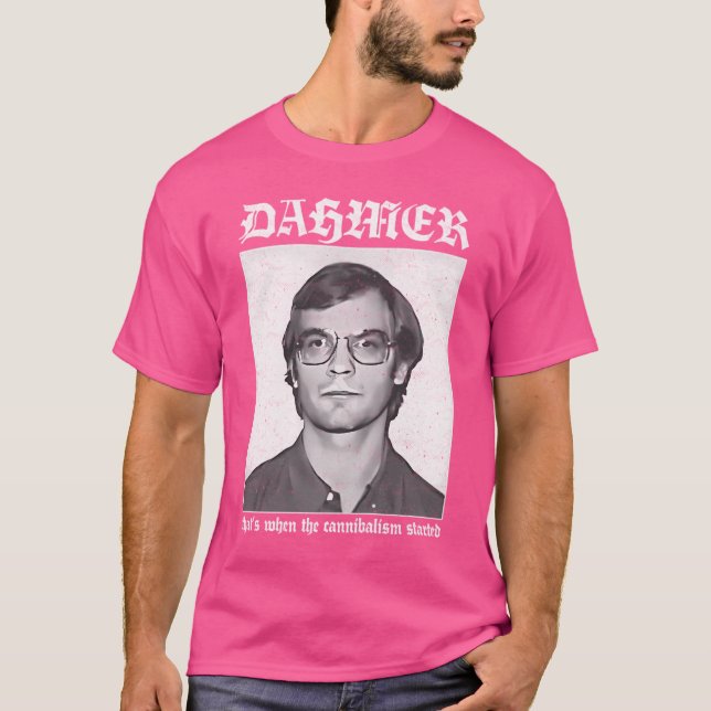 T-shirt Jeffery Dahmer 90S Style Nihilisme Design (Devant)