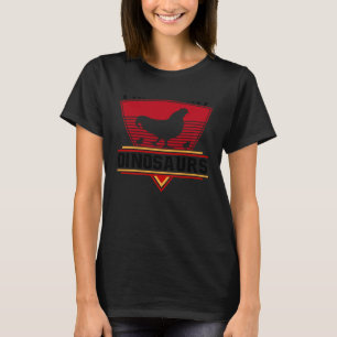 T-shirt J'Élevais De Petits Dinosaures Poulet Éleveur De P