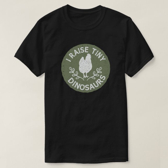 T-SHIRT J'ÉLÈVE DE PETITS DINOSAURS CHICKKLOVER (Design devant)