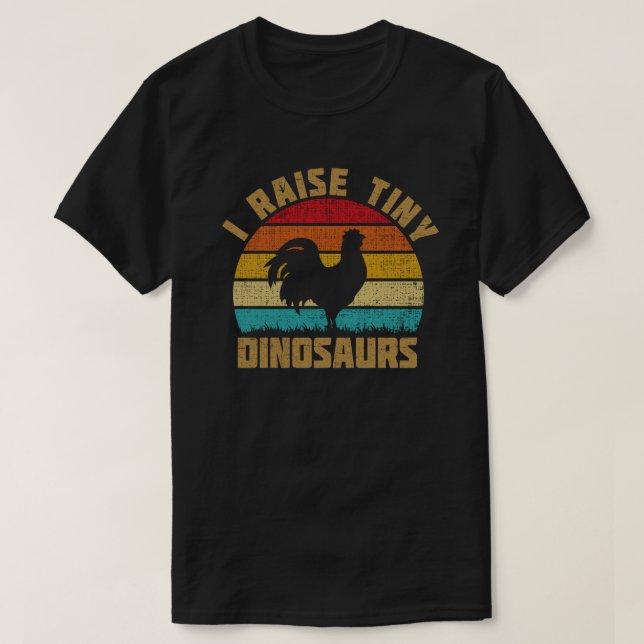 T-SHIRT J'ÉLÈVE DE PETITS DINOSAURS CHICKKLOVER (Design devant)