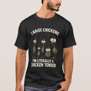 T-shirt J'élève des poules Tendre poule drôle pour la vola