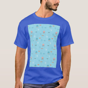 T-shirt Jelly fish pattern