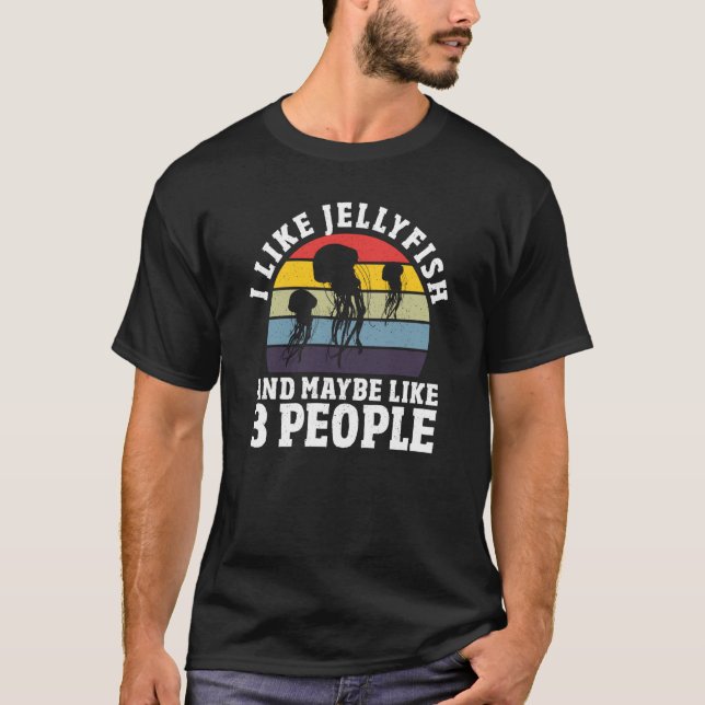 T-shirt Jelly Poisson Sarcasme Jellyfish Biologie Fan Jell (Devant)