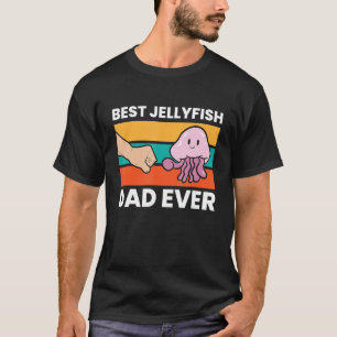 T-shirt Jellyfish Animal Meilleur Jellyfish Papa Jamais
