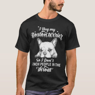 T-shirt J'Embrasse Mon Boston Terrier